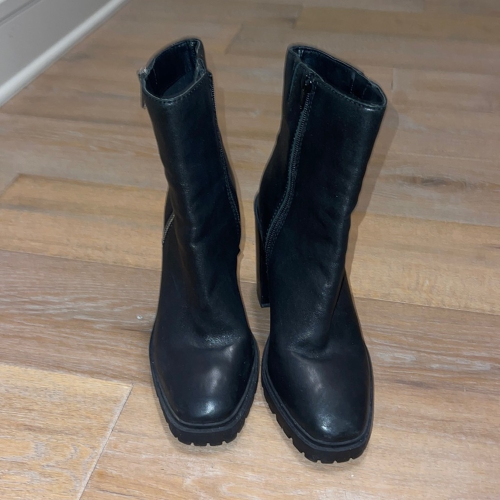 Black Heeled Booties